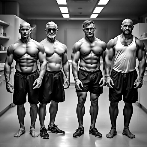 Anabolengebruikers in soorten en maten