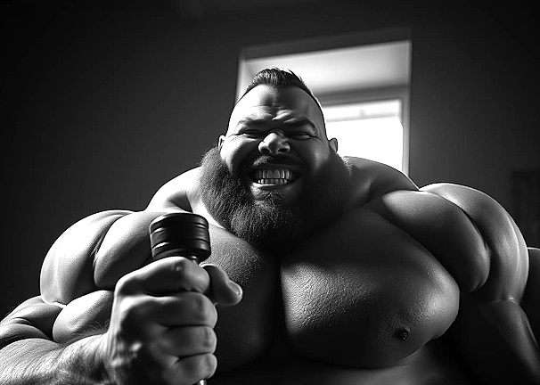 Geen zware gewichten, toch groeien