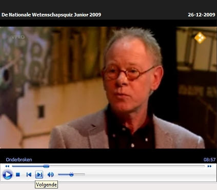 De Nationale Wetenschapsquiz Junior 2009